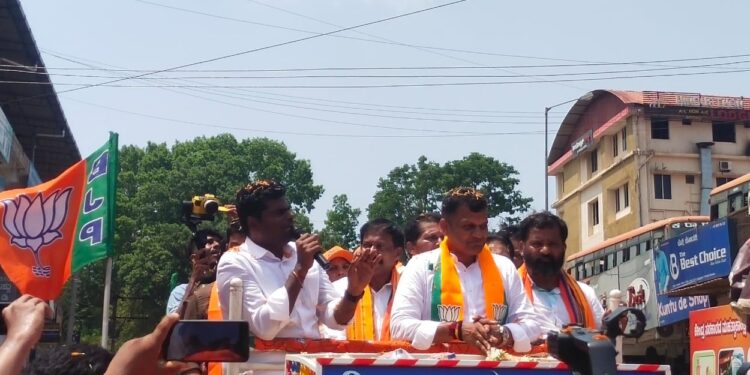 ಪುತ್ತೂರಿನಲ್ಲಿ ಸಿಗಂ ಅಣ್ಣಾಮಲೈ ಮತಯಾಚನೆ