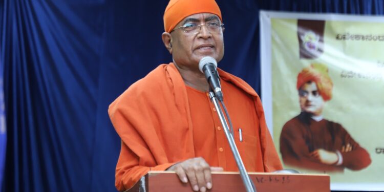 ವ್ಯಕ್ತಿತ್ವ ವಿಕಸನಕ್ಕೆ ಮೌಲ್ಯಾಧಾರಿತ ಶಿಕ್ಷಣವೇ ಅಡಿಪಾಯ – ಸ್ವಾಮಿ ವಿವೇಕ ಚೈತನ್ಯಾನಂದ