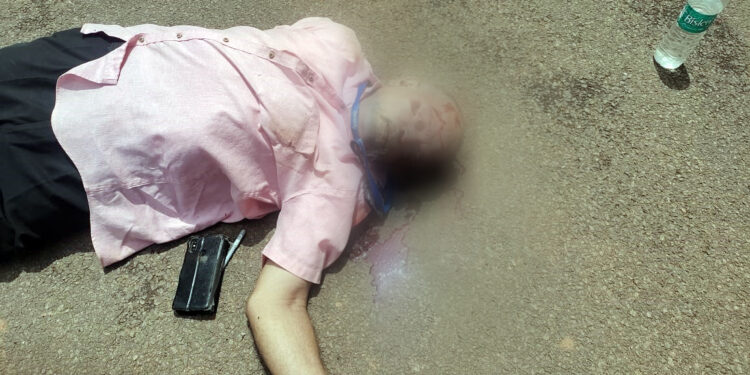 ಆ್ಯಕ್ಟೀವಾಗೆ ಡಿಕ್ಕಿ ಹೊಡೆದು  ನಿವೃತ್ತ ಸೈನಿಕ ಚಿದಾನಂದ ಕಾಮತ್ ಮೃತ್ಯು!!