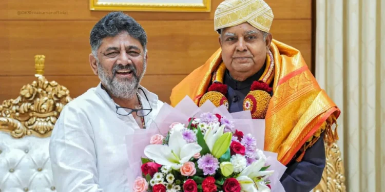 ಕುತೂಹಲ ಕೆರಳಿಸಿದ ಡಿಸಿಎಂ ಡಿ.ಕೆ ಶಿವಕುಮಾರ್- ಉಪ ರಾಷ್ಟ್ರಪತಿ ಜಗದೀಪ್ ಧನ್ಕರ್ ಭೇಟಿ; ಕೆಲವೇ ದಿನಗಳಲ್ಲಿ ರಾಜ್ಯ ರಾಜಕೀಯದಲ್ಲಿ ಬದಲಾವಣೆ