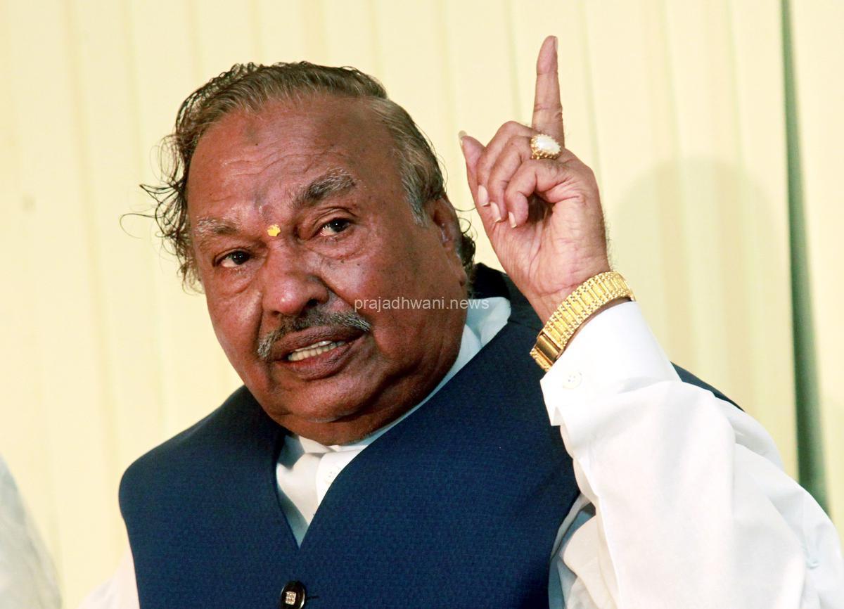 ಪರಿಷತ್ ಚುನಾವಣೆ ಎರಡು ಪಕ್ಷದಲ್ಲಿ ಬಂಡಾಯ ಸ್ಪರ್ಧೆ,ರಘಪತಿ ಭಟ್ ಗೆ ಬೆಂಬಲ ಘೋಷಿಸಿದ ಕೆ.ಎಸ್.ಈಶ್ವರಪ್ಪ