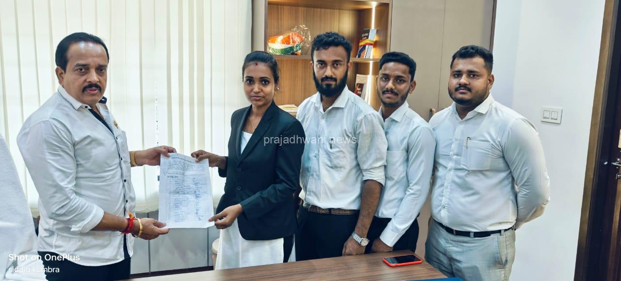”ಪುತ್ತೂರು- ವಿಟ್ಲ” KSRTC ಬಸ್ ವ್ಯವಸ್ಥೆ ಪುನರಾರಂಭ ಮಾಡಬೇಕಂದು ಶಾಸಕರಿಗೆ ವಿಟ್ಲಭಾಗದ ವಕೀಲರ ಮನವಿ