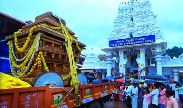 ಕುಕ್ಕೆ ಶ್ರೀ ಸುಬ್ರಹ್ಮಣ್ಯ ದೇವಸ್ಥಾನಕ್ಕೆ ಸೇವಾರೂಪದಲ್ಲಿ ಶ್ರೀ ದೇವರಿಗೆ ಸಮರ್ಪಿಸಲಿರುವ ನೂತನ ಬಂಡಿರಥ