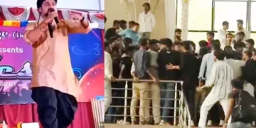 ಶ್ರೀ ರಾಮ ಎಂಬ ಹಾಡು ಹಾಡಿದ್ದಕ್ಕೆ ಗೀತೆ ಹಾಡಿದ ಯುವಕನಿಗೆ ಥಳಿತ