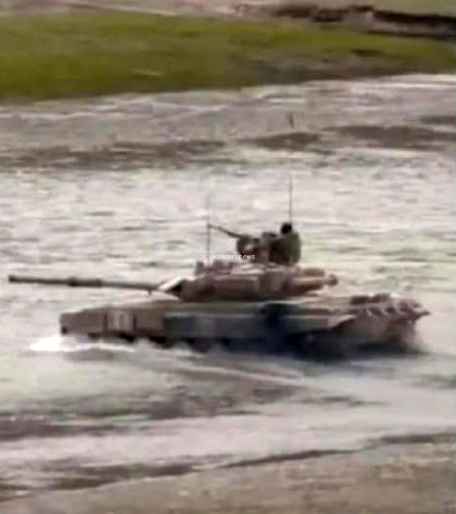 ಚೀನಾದ ಗಡಿ ಭಾಗದಲ್ಲಿ ಭಾರತದ ಟ್ಯಾಂಕ್ ಅಪಘಾತ: ಐವರು ಯೋಧರು ಹುತಾತ್ಮ.