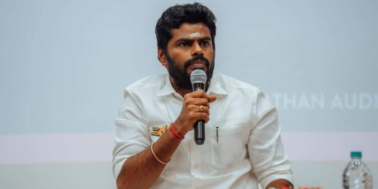 ತಮಿಳುನಾಡು: DMK ನಾಯಕನ ವಿರುದ್ಧ 01 ಕೋಟಿ ಮಾನನಷ್ಟ ಮೊಕದ್ದಮೆ ಹೂಡಿದ ಅಣ್ಣಾಮಲೈ