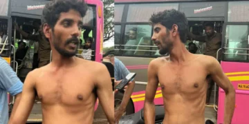 ಬಸ್​ನಲ್ಲಿ ತೆರಳುತ್ತಿದ್ದ ಯುವತಿಯ ಜೊತೆ ಅಸಭ್ಯವಾಗಿ ವರ್ತಿಸಿದ್ದ ಯುವಕನಿಗೆ ಧರ್ಮದೇಟು