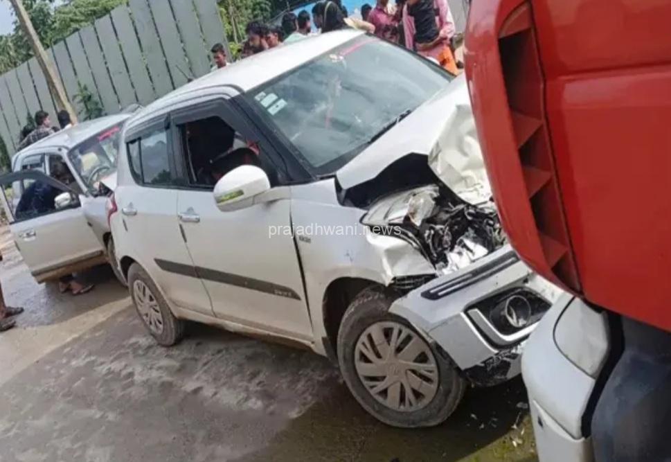 ಉಪ್ಪಿನಂಗಡಿ: ಲಾರಿ ಡಿಕ್ಕಿಯಾಗಿ ಎರಡು ಕಾರುಗಳಲ್ಲಿದ್ದ ನಾಲ್ವರಿಗೆ ಗಂಭೀರ ಗಾಯ