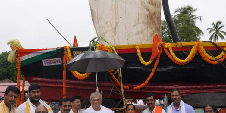 ಧರ್ಮಸ್ಥಳ: “ಮಂಜೂಷಾ” ವಸ್ತುಸಂಗ್ರಹಾಲಯಕ್ಕೆ ಸೇರ್ಪಡೆಗೊಂಡ “ ಜೈಬಾಲಾಜಿ” ಹಾಯಿದೋಣಿ