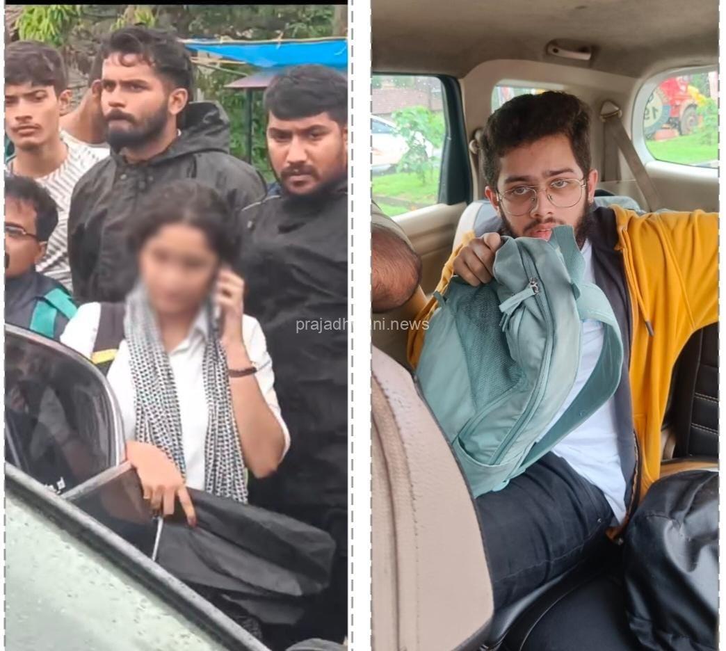 ಮಂಗಳೂರು:- ಇಬ್ಬರು ಮುಸ್ಲಿಂ ಯುವಕರ ಜೊತೆ ಸುತ್ತಾಡುತ್ತಿದ್ದ ಹಿಂದೂ ಯುವತಿ ಸಾರ್ವಜನಿಕರ ಕೈಗೆ