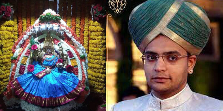 ಸಂಸದ ಯದುವೀರ್ ಮೈಸೂರು ಚಾಮುಂಡಿ ಬೆಟ್ಟದಲ್ಲಿ ಆಷಾಢ ಶುಕ್ರವಾರದ ವಿಶೇಷ ಪೂಜೆಯಲ್ಲಿ ಭಾಗಿ