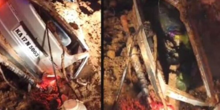 ಮಲೆನಾಡು ಮತ್ತು ಕರಾವಳಿ ಜಿಲ್ಲೆಗಳಲ್ಲಿ ಮಳೆ ಅಬ್ಬರ; ಶಿರಾಡಿಘಾಟ್​​ನಲ್ಲಿ ಚಲಿಸುತ್ತಿದ್ದ ಕಾರಿನ ಮೇಲೆ ಕುಸಿದ ಗುಡ್ಡ, ವಾಹನ ಸಂಚಾರ ಬಂದ್​​​​​