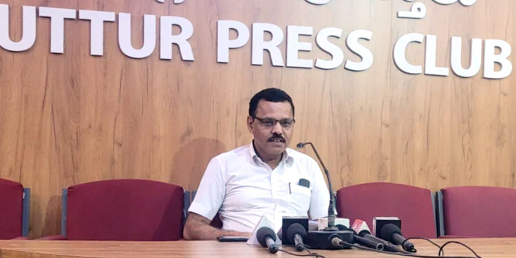 ಶಾಸಕರ ಮಾತಿನಿಂದ ಅಸಮಾಧಾನ ; ಪುಡಾ ಅಧ್ಯಕ್ಷತೆಗೆ ಭಾಸ್ಕರ ಗೌಡ ಕೋಡಿಂಬಾಳ ದಿಢೀರ್ ರಾಜೀನಾಮೆ