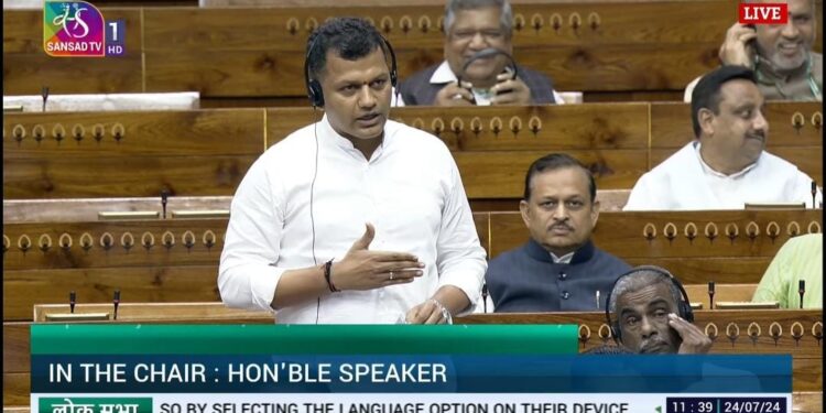 ದಕ್ಷಿಣ ಕನ್ನಡ: ಮಂಗಳೂರು- ಸುಬ್ರಹ್ಮಣ್ಯ ಮಧ್ಯೆ ಪ್ಯಾಸೆಂಜರ್ ರೈಲು ಆರಂಭಿಸಲು ಸಂಸತ್ತಿನಲ್ಲಿ ಸಂಸದ ಬ್ರಿಜೇಶ್ ಚೌಟ ಒತ್ತಾಯ