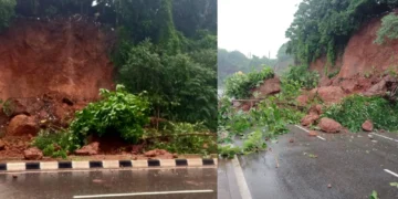 ಕರಾವಳಿ ಮಲೆನಾಡು ಪ್ರದೇಶದಲ್ಲಿ ವರುಣನ ಅಬ್ಬರ ರಾಷ್ಟ್ರೀಯ ಹೆದ್ದಾರಿ 66ರಲ್ಲಿ ಗುಡ್ಡ ಕುಸಿತ; ಸಮುದ್ರಕ್ಕೆ ಇಳಿಯದಂತೆ ಸೂಚನೆ