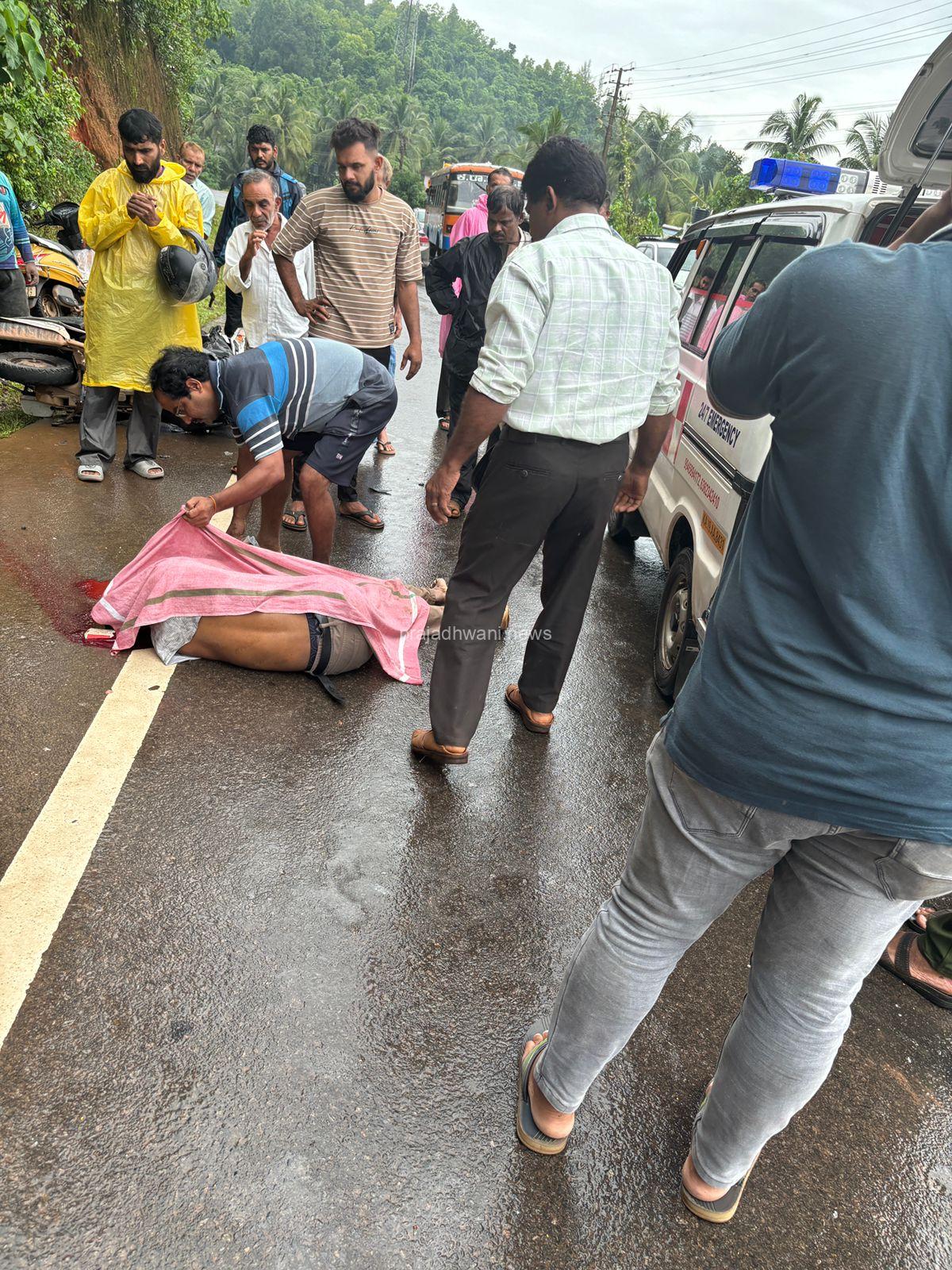 ವಗ್ಗ ಲಾರಿ ಸ್ಕೂಟರ್ ಢಿಕ್ಕಿ; ಸ್ಕೂಟರ್ ಸವಾರ ಸಾವು