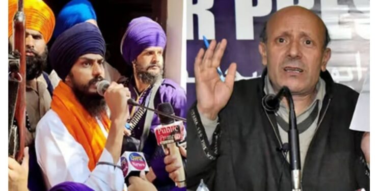 ಲೋಕಸಭೆ ಸದಸ್ಯರಾಗಿ ಪ್ರಮಾಣ ವಚನ ಸ್ವೀಕರಿಸಿದ ಅಮೃತಪಾಲ್ ಸಿಂಗ್, ಇಂಜಿನಿಯರ್ ರಶೀದ್!