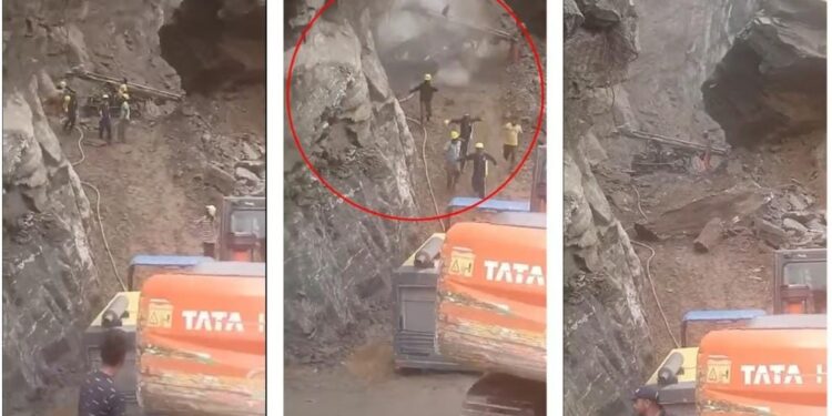 ಉತ್ತರಾಖಂಡ: ಸುರಂಗ ಕಾಮಗಾರಿ ವೇಳೆ ಭೂ ಕುಸಿತ, ಕಾರ್ಮಿಕರು ಪಾರು