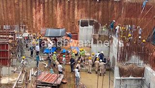ಮಂಗಳೂರು: ಬಹುಮಹಡಿ ಕಾಮಗಾರಿ ವೇಳೆ ಮಣ್ಣು ಕುಸಿತ