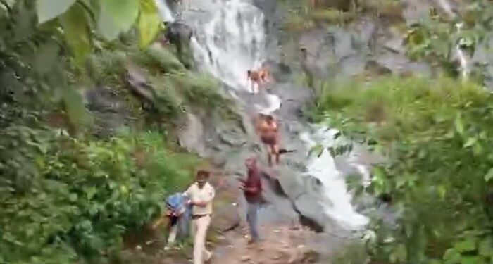 ಚಾರ್ಮಾಡಿ : ಪೋಲಿಸ್ ವಾರ್ನಿಂಗ್ ಲೆಕ್ಕಿಸದೆ ಜಲಪಾತಕ್ಕಿಲಿದ ಯುವಕರು, ಬಟ್ಟೆ ಹೊತ್ತೊಯ್ಯದ ಪೊಲೀಸರು. ಬಟ್ಟೆಯಿಲ್ಲದೇ ಯುವಕರು ಕಂಗಾಲು