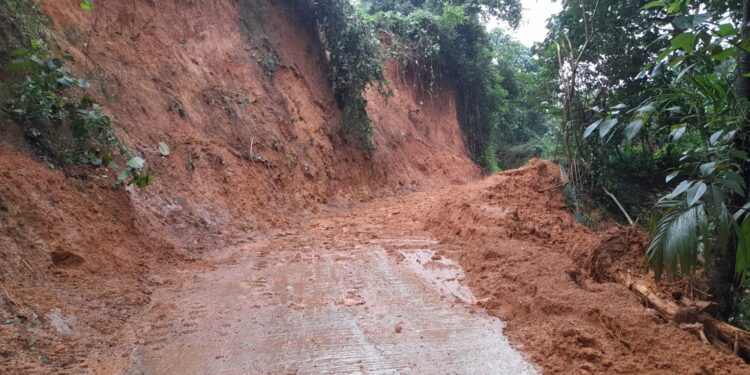 ಪುತ್ತೂರು: ಏಕ-ಕಾಯರ್ತಡಿ ರಸ್ತೆಗೆ ಬಿದ್ದ ಮಣ್ಣು ತೆರವು.