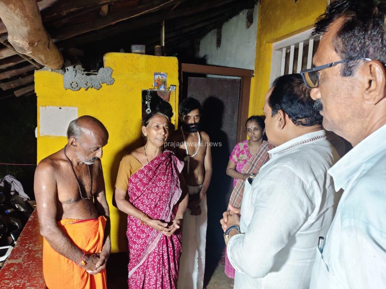 ಪುತ್ತೂರು: ಹಿಂದು ಸಂಘಟನೆಯ ಸಚಿನ್ ನಿಧನ ಕುಟುಂಬಕ್ಕೆ ಸಾಂತ್ವನ ಹೇಳಿದ ಶಾಸಕ