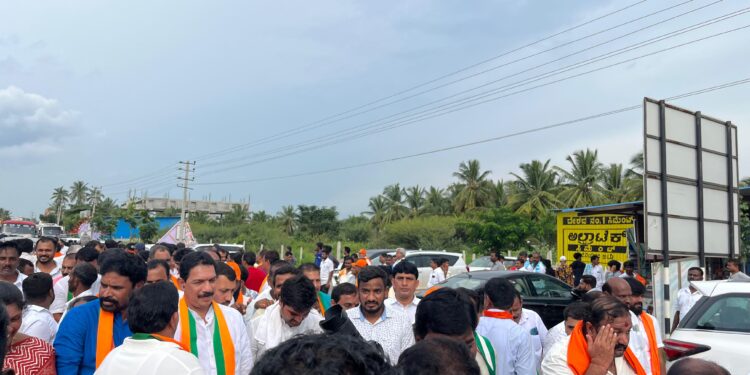 ಬೆಂಗಳೂರು: ಕಾಂಗ್ರೇಸ್ ಹಗರಣ ವಿರುದ್ದ ಮೈಸೂರು‌ ಚಲೋ ಭಾಗವಹಿಸಿದ ನಳೀನ್ ಕುಮಾರ್ ಕಟೀಲ್