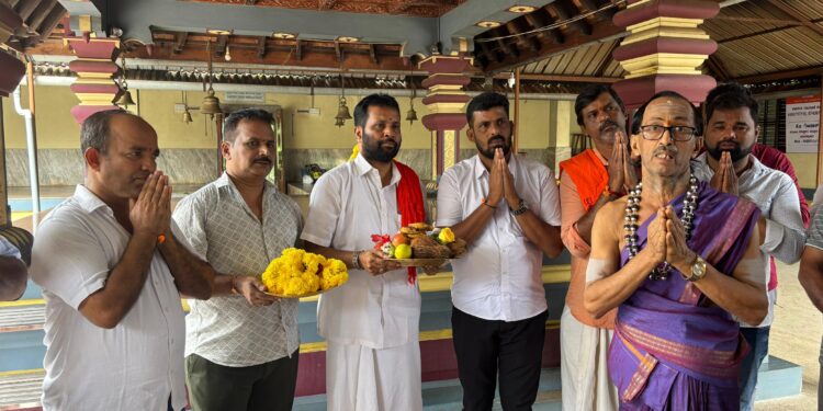 ಪ್ರಧಾನಿ ಶ್ರೀ ನರೇಂದ್ರ ಮೋದಿಜೀ ಯವರ 74ನೇ ಜನುಮದಿನದಂದು ಮೃತ್ಯುಂಜೇಶ್ವರ ದೇವಸ್ಥಾನದಲ್ಲಿ ವಿಶೇಷ ಪ್ರಾರ್ಥನೆ