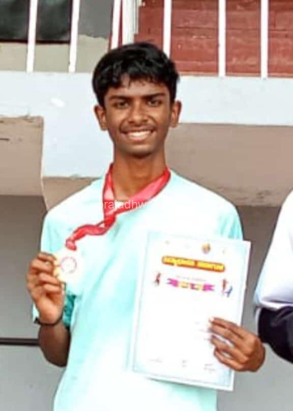 ತೆಂಕಿಲ ವಿವೇಕಾನಂದ ಹೈಸ್ಕೂಲಿನ ಸಚಿತ್ ಪಿ ಕೆ ಗೌಡ ಕೆಮ್ಮಾಯಿ ರಾಷ್ಟೀಯ ಕ್ರೀಡಾ ಕೂಟಕ್ಕೆ ಆಯ್ಕೆ