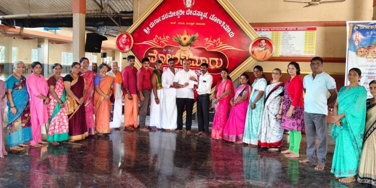 *ಶ್ರೀ ಕ್ಷೇತ್ರ ಧರ್ಮಸ್ಥಳ ಗ್ರಾಮಾಭಿವೃದ್ಧಿ ಯೋಜನೆಯಿಂದ ಮಂಜುರಾದ ಅನುದಾನದ ಮಂಜುರಾತಿ ಪತ್ರ ಹಸ್ತಾಂತರ