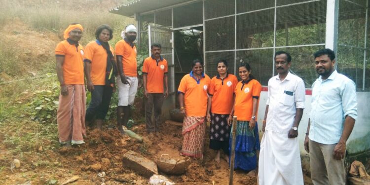 *ಶೌರ್ಯ ವಿಪತ್ತು ನಿರ್ವಹಣ ಘಟಕ ಕಲ್ಲಡ್ಕ ವತಿಯಿಂದ ಶ್ರಮದಾನ ಸೇವೆ