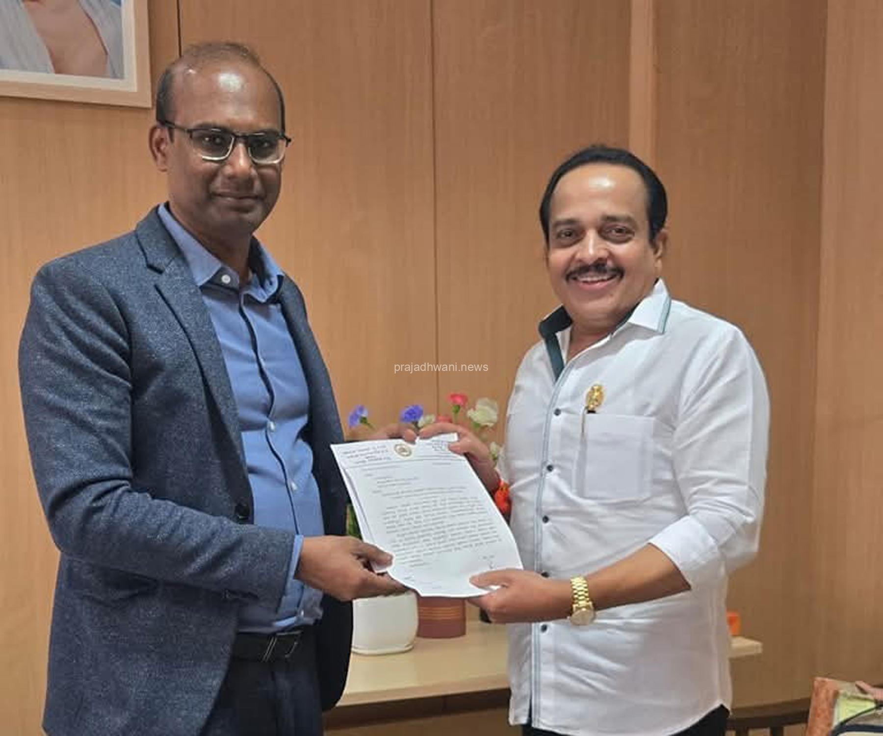 ಮುಂಡೂರು ಗ್ರಾಮದಲ್ಲಿ ಪುತ್ತೂರು ತಾಲೂಕು ಕ್ರೀಡಾಂಗಣ: 20 ಕೋಟಿ ಅನುದಾನಕ್ಕೆ ಶಾಸಕ ಅಶೋಕ್ ರೈ ಮನವಿ