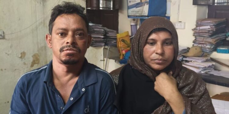 ಪೊಲೀಸರ ಕಣ್ತಪ್ಪಿಸಿ ಗಾಂಜಾ ಮಾರಾಟ ಮಾಡುತ್ತಿದ್ದ ದಂಪತಿ ಬಂಧನ