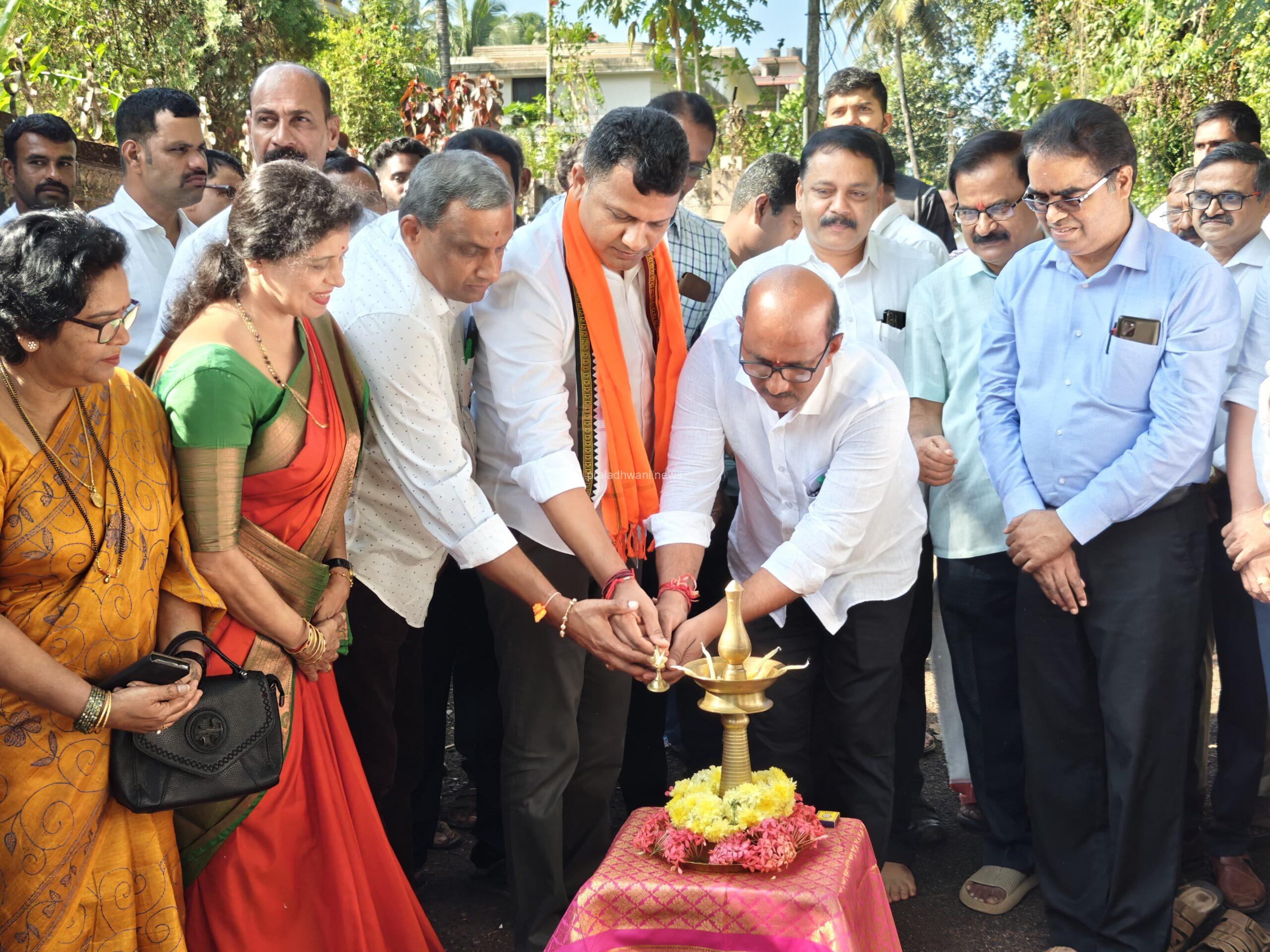 ಕ್ಯಾ. ಬ್ರಿಜೇಶ್ ಚೌಟ ಸಂಸದರಾದ ಬಳಿಕ ಎಂಪಿ ಲಾಡ್ಸ್ ಅನುದಾನಡಿ ಮೊದಲ ಕಾಮಗಾರಿಗೆ ಚಾಲನೆ