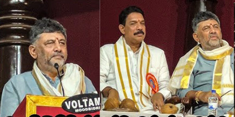 ನಳಿನ್ ಕುಮಾರ್ ಕಟೀಲ್ ಗೆ ಮತ್ತೆ ರಾಜಕೀಯ ಸ್ಥಾನಮಾನ ಸಿಗಲಿ ಎಂದು ನಾನು ಪ್ರಾರ್ಥಿಸುತ್ತೇನೆ: ಮಧೂರು ದೇವಸ್ಥಾನದಲ್ಲಿ ಡಿಸಿಎಂ ಡಿ.ಕೆ.ಶಿವಕುಮಾರ್