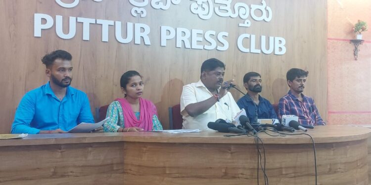 ರಸ್ತೆ ನಿರ್ಮಾಣವನ್ನು ಮಾಡಲು ಅವಕಾಶ ನೀಡದೇ ಅನಧಿಕೃತವಾಗಿ ಸ್ವಾಧೀನ:ಅಂಬೇಡ್ಕರ್ ತತ್ವ ರಕ್ಷಣಾ ವೇದಿಕೆಯ ಗಿರಿಧರ್ ನಾಯ್ಕ್ ಪತ್ರಿಕಾಗೋಷ್ಟಿ