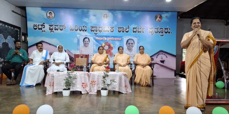 ಲಿಟ್ಲ್ ಫ್ಲವರ್ ಶಾಲೆಗೆ ಬೆಥನಿ ಸಂಸ್ಥೆಯ ಜನರಲ್ ಕೌನ್ಸಿಲರ್ ಡಾ.ಮಾರಿಯೆಟ್ ಬಿ ಎಸ್ ಭೇಟಿ.ಶಾಲಾ ಮಕ್ಕಳ ಶಿಸ್ತು ಕಂಡು ಅಚ್ಚರಿ