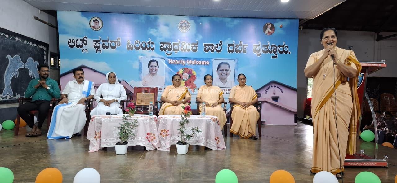 ಲಿಟ್ಲ್ ಫ್ಲವರ್ ಶಾಲೆಗೆ ಬೆಥನಿ ಸಂಸ್ಥೆಯ ಜನರಲ್ ಕೌನ್ಸಿಲರ್ ಡಾ.ಮಾರಿಯೆಟ್ ಬಿ ಎಸ್ ಭೇಟಿ.ಶಾಲಾ ಮಕ್ಕಳ ಶಿಸ್ತು ಕಂಡು ಅಚ್ಚರಿ