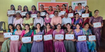 ಕಲ್ಲೇರಿ: ವಿಜಯ ಗ್ರಾಮೀಣ ಅಭಿವೃದ್ಧಿ ಪ್ರತಿಷ್ಠಾನ (ರಿ) ಮಂಗಳೂರು ಇವರ ಪ್ರಾಯೋಜಕತ್ವದಲ್ಲಿ  ಕೌಶಲ್ಯ ಅಭಿವೃದ್ಧಿ ಉಚಿತ  ಸ್ವ ಉದ್ಯೋಗ ತರಬೇತಿಯ ಸಮಾರೋಪ