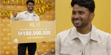 ಯುಎಇ 100 ಮಿಲಿಯನ್ ದಿರಾಮ್ ಲಾಟರಿ ಗೆದ್ದ ಭಾರತ ಮೂಲದ ಅನಿಲ್ ಕುಮಾರ್