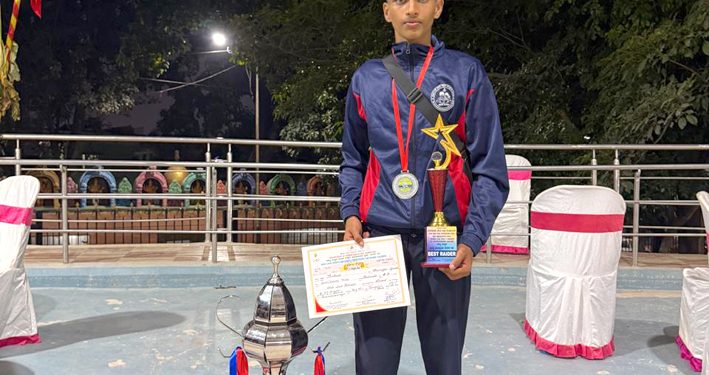 ಬೆಳ್ತಂಗಡಿ:14 ನೇ ವಯೋಮಾನದ ಬಾಲಕರ ರಾಜ್ಯ ಮಟ್ಟದ ಕಬಡ್ಡಿ ಪಂದ್ಯಾಟದಲ್ಲಿ ತೀರ್ಥೇಶ್ ಬೆಸ್ಟ್ ರೈಡರ್ ವೈಯಕ್ತಿಕ ಪ್ರಶಸ್ತಿ ಪಡೆದು ರಾಷ್ಟ್ರಮಟ್ಟಕ್ಕೆ ಆಯ್ಕೆ