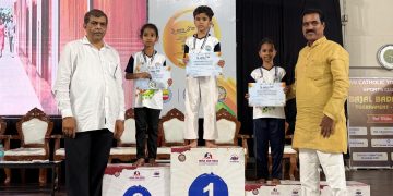 ಪುತ್ತೂರು: ಇಂಪ್ಯಾಕ್ಟ್ ಆರ್ಟ್ ಅಂಡ್ ಸ್ಪೋರ್ಟ್ಸ್ ಯೆಸೋಸಿಯೇಷನ್ ನಡೆಸಿದ ನ್ಯಾಷನಲ್ ಓಪನ್ ಕರಾಟೆ ಚಾಂಪಿಯನ್ಶಿಪ್ 2025ರ ಸ್ಪರ್ಧೆಯಲ್ಲಿ ಸುಳ್ಯದಲ್ಲಿ ಪ್ರಥಮ ಮಂಗಳೂರಿನಲ್ಲಿ ದ್ವಿತೀಯ ಸ್ಥಾನ ಪಡೆದುಕೊಂಡ ಕು. ದೀಪ್ತ ಡಿ.ಕೆ