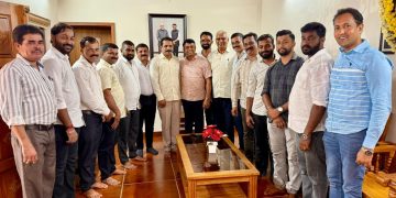 ಬೆಳ್ತಂಗಡಿ ತಾಲೂಕು ಗೌಡರ ಯಾನೆ ಒಕ್ಕಲಿಗರ ಸೇವಾ ಸಂಘದ ವತಿಯಿಂದ ಮಾನ್ಯ ಶಾಸಕರರಾದ ಹರೀಶ್ ಪೂಂಜ ರವರನ್ನು ಭೇಟಿ