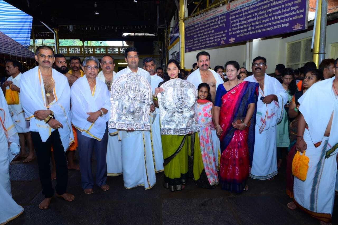 ಕುಕ್ಕೆ ಸುಬ್ರಹ್ಮಣ್ಯ ಬ್ರಹ್ಮರಥಕ್ಕೆ ಬೆಳ್ಳಿ ವಿಗ್ರಹ ಸಮರ್ಪಿಸಿದ : ಉದ್ಯಮಿ ಅಜಿತ್ ಶೆಟ್ಟಿ