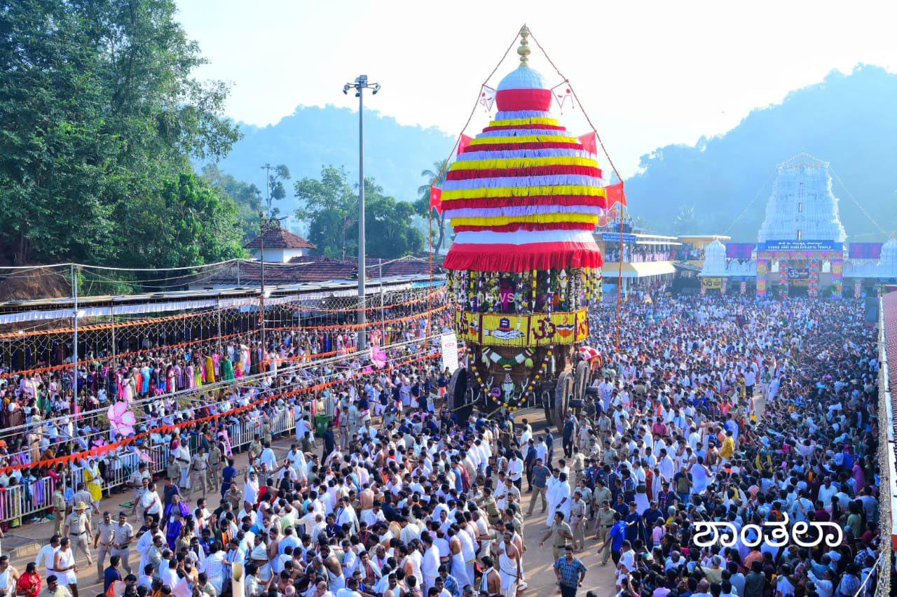 ಕುಕ್ಕೆ ಚಂಪಾ ಷಷ್ಠಿ : ಬ್ರಹ್ಮರಥೋತ್ಸವಕ್ಕೆ ಹರಿದು ಬಂದ ಭಕ್ತಸಾಗರ
