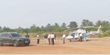 ಹೆಲಿಕಾಪ್ಟರ್ ನಲ್ಲಿ ಪುತ್ತೂರಿಗೆ ಬಂದ ಸ್ವರ್ಣೋದ್ಯಮಿ