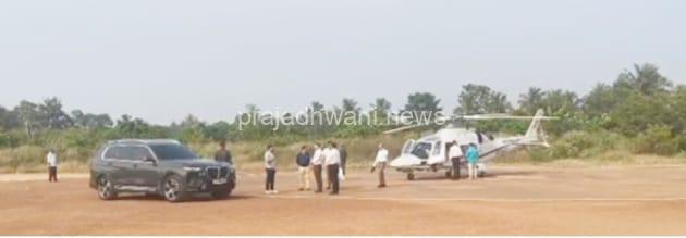 ಹೆಲಿಕಾಪ್ಟರ್ ನಲ್ಲಿ ಪುತ್ತೂರಿಗೆ ಬಂದ ಸ್ವರ್ಣೋದ್ಯಮಿ