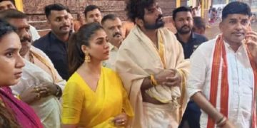 “ಲೇಡಿ ಸೂಪರ್ ಸ್ಟಾರ್” ನಯನತಾರಾ ದಂಪತಿ ಕುಕ್ಕೆ ಸುಬ್ರಹ್ಮಣ್ಯಕ್ಕೆ ಭೇಟಿ