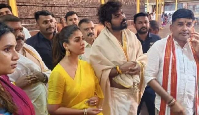 “ಲೇಡಿ ಸೂಪರ್ ಸ್ಟಾರ್” ನಯನತಾರಾ ದಂಪತಿ ಕುಕ್ಕೆ ಸುಬ್ರಹ್ಮಣ್ಯಕ್ಕೆ ಭೇಟಿ