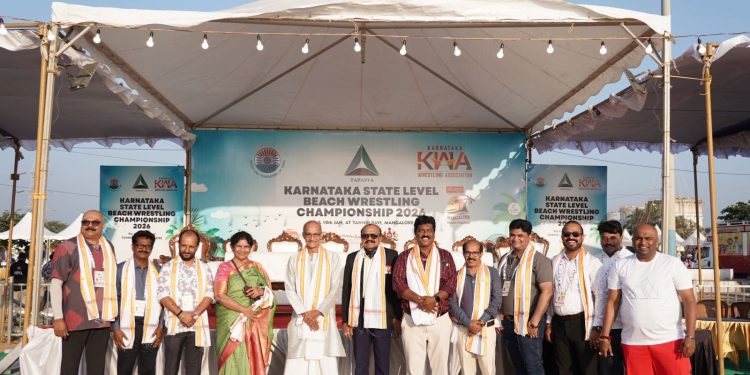 ಮಂಗಳೂರು ತಪಸ್ಯ ಬೀಚ್ ಫೆಸ್ಟಿವಲ್ ನಲ್ಲಿ ಕರ್ನಾಟಕ ಸ್ಟೇಟ್ ಲೆವೆಲ್ ಬೀಚ್ ರೆಸ್ಲಿಂಗ್  ಚಾಂಪಿಯನ್ ಶಿಪ್ -2026